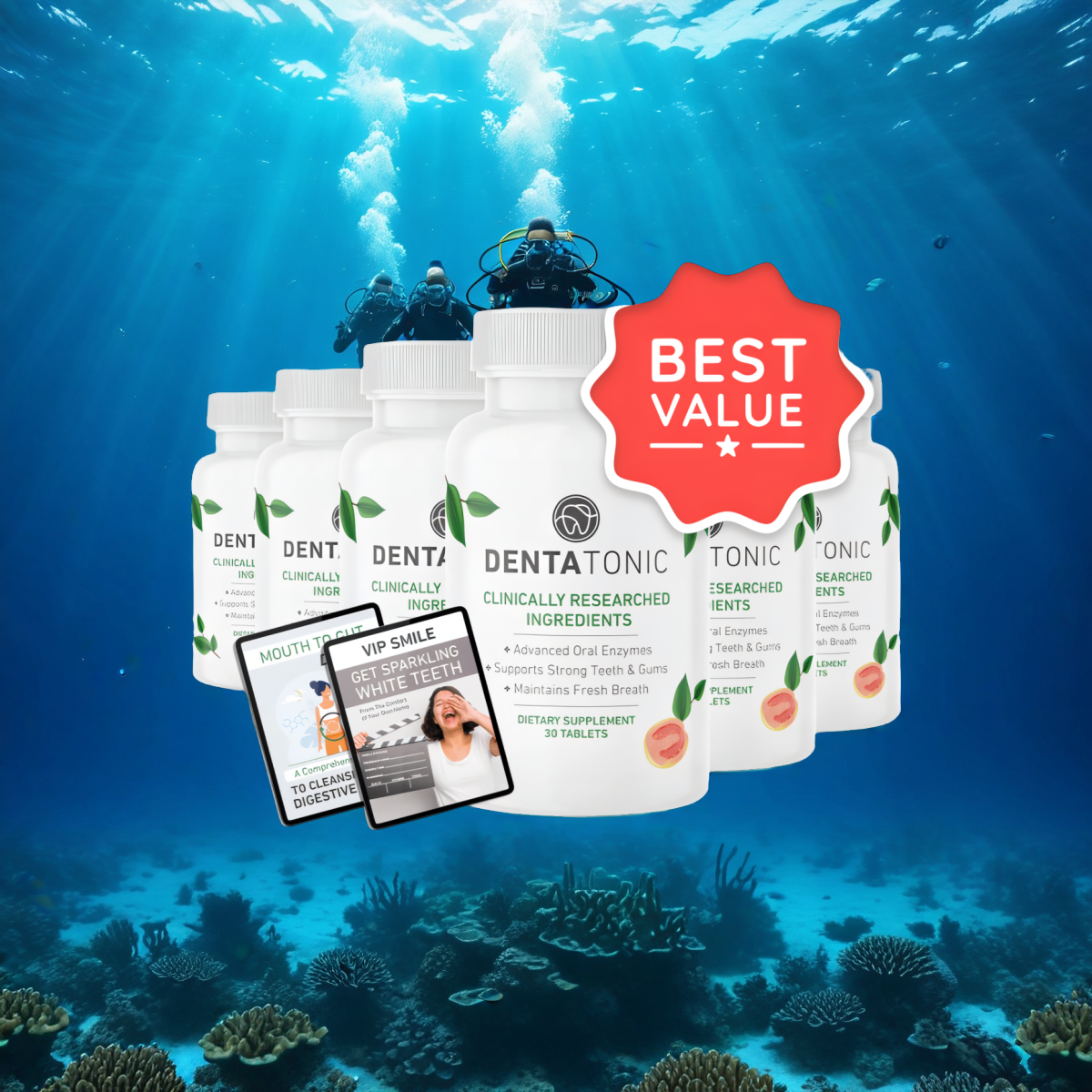 DentaTonic - 6 Bottles + 2  Ebooks