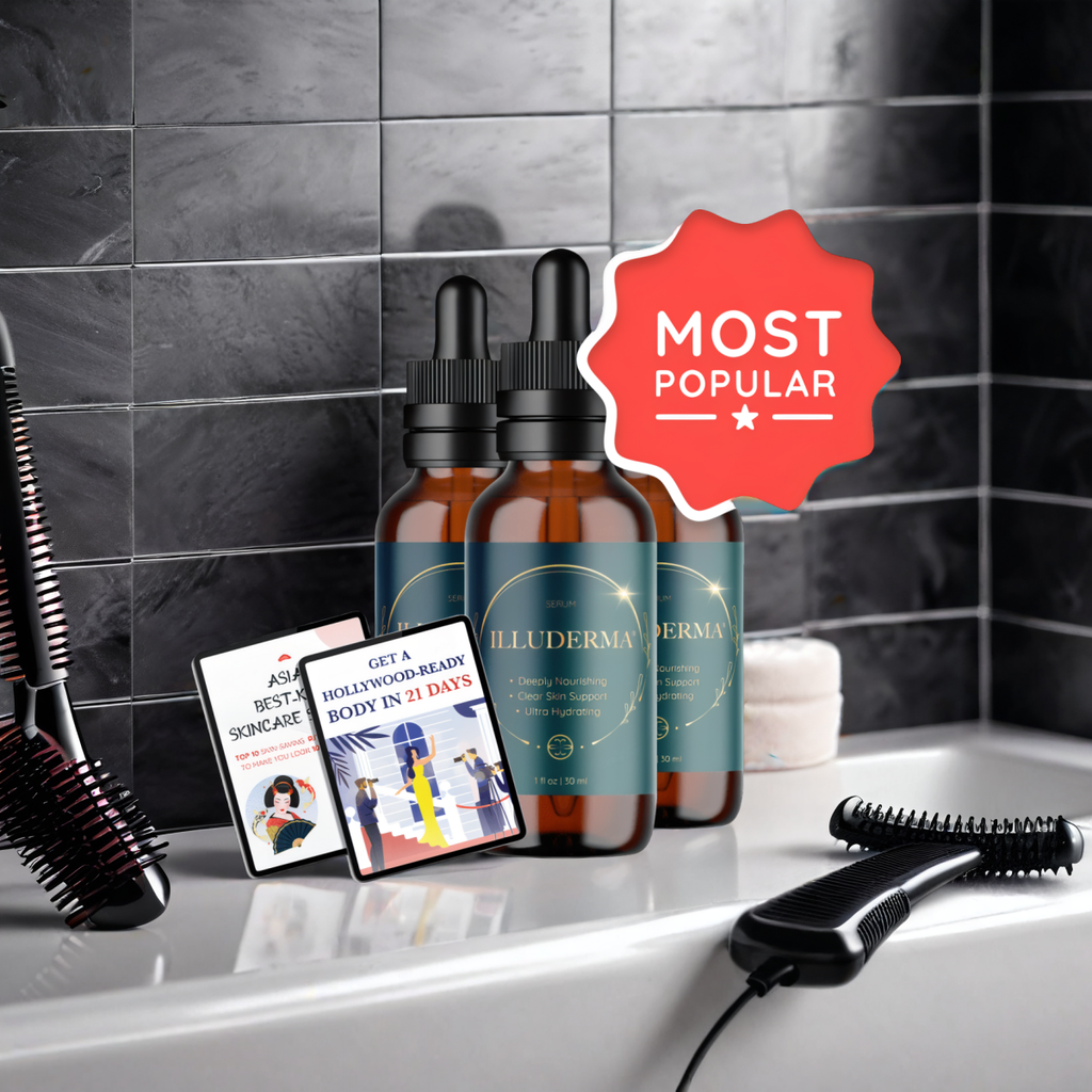 Illuderma - 3 Bottles + 2  Ebooks